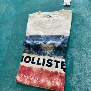 Hollister Men’s White Graphic T-shirt